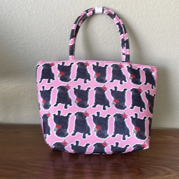 NWT Betsey Johnson Insulated Lunch Tote. Dog Lovers Design. - Picture 5 of 10